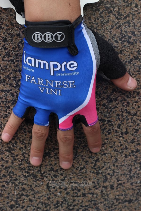 2014 Lampre Rekawiczki Cycling Niebieski